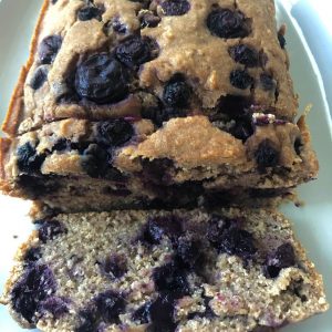 Blueberry Bread is a good meal to start the day