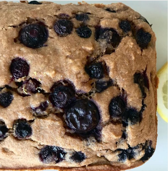 Blueberry Bread is a good meal to start the day