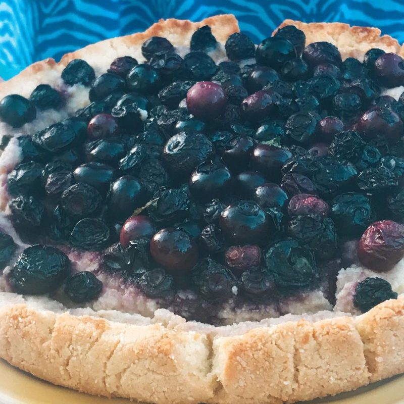 This blueberry galette was fun to made