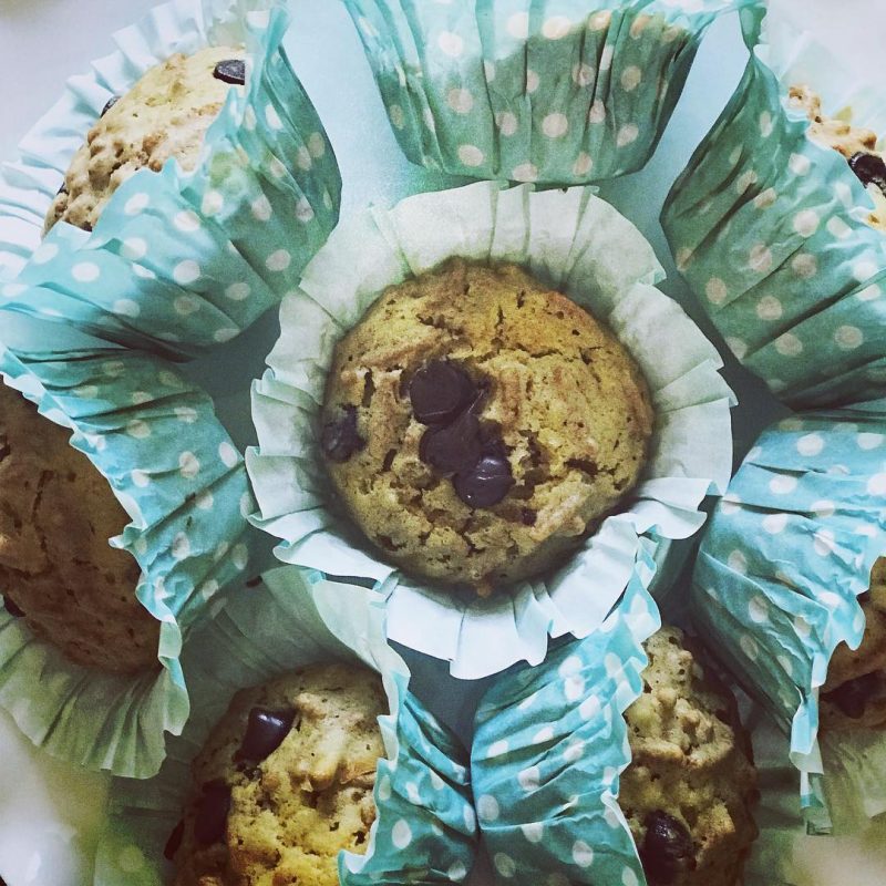 Feli’s Bran Muffins with Chocolate Chips by Felicia Toth