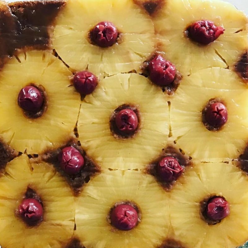 Pineapple Upside Down Cake is a good Thanksgiving dessert.